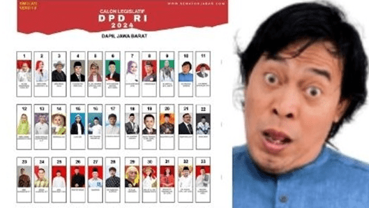 Komeng Unggul dalam Real Count KPU DPD Jabar: Jihan Fahira Bersaing Ketat