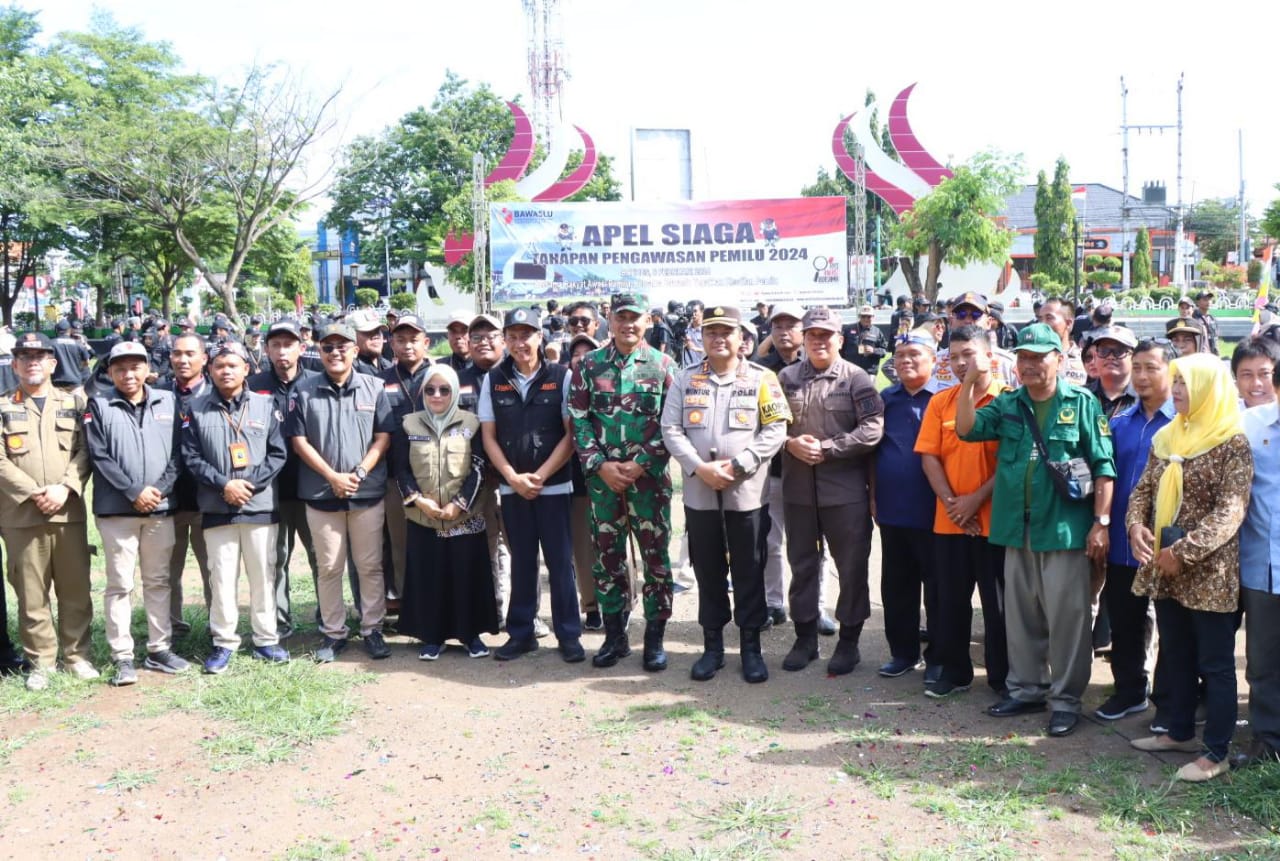 Jelang Pemilu 2024, Personil Polri Siaga Amankan 690 TPS di Brebes