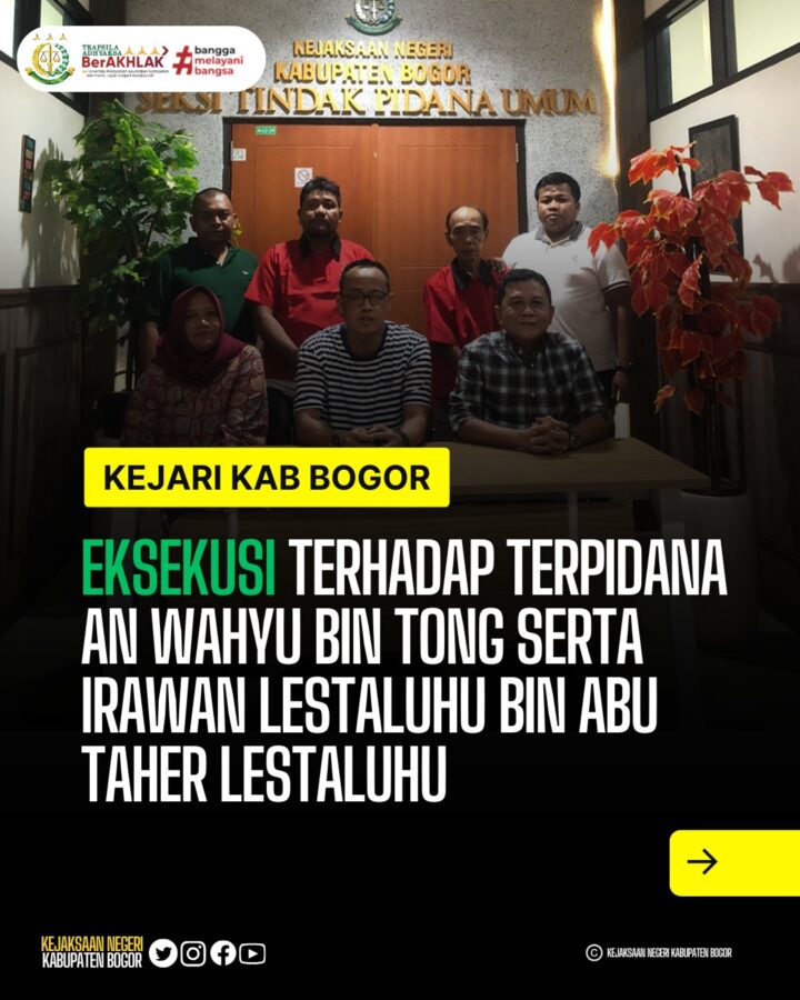 Kejari Kabupaten Bogor Eksekusi Terpidana Masuk Pekarangan Orang Tanpa Izin