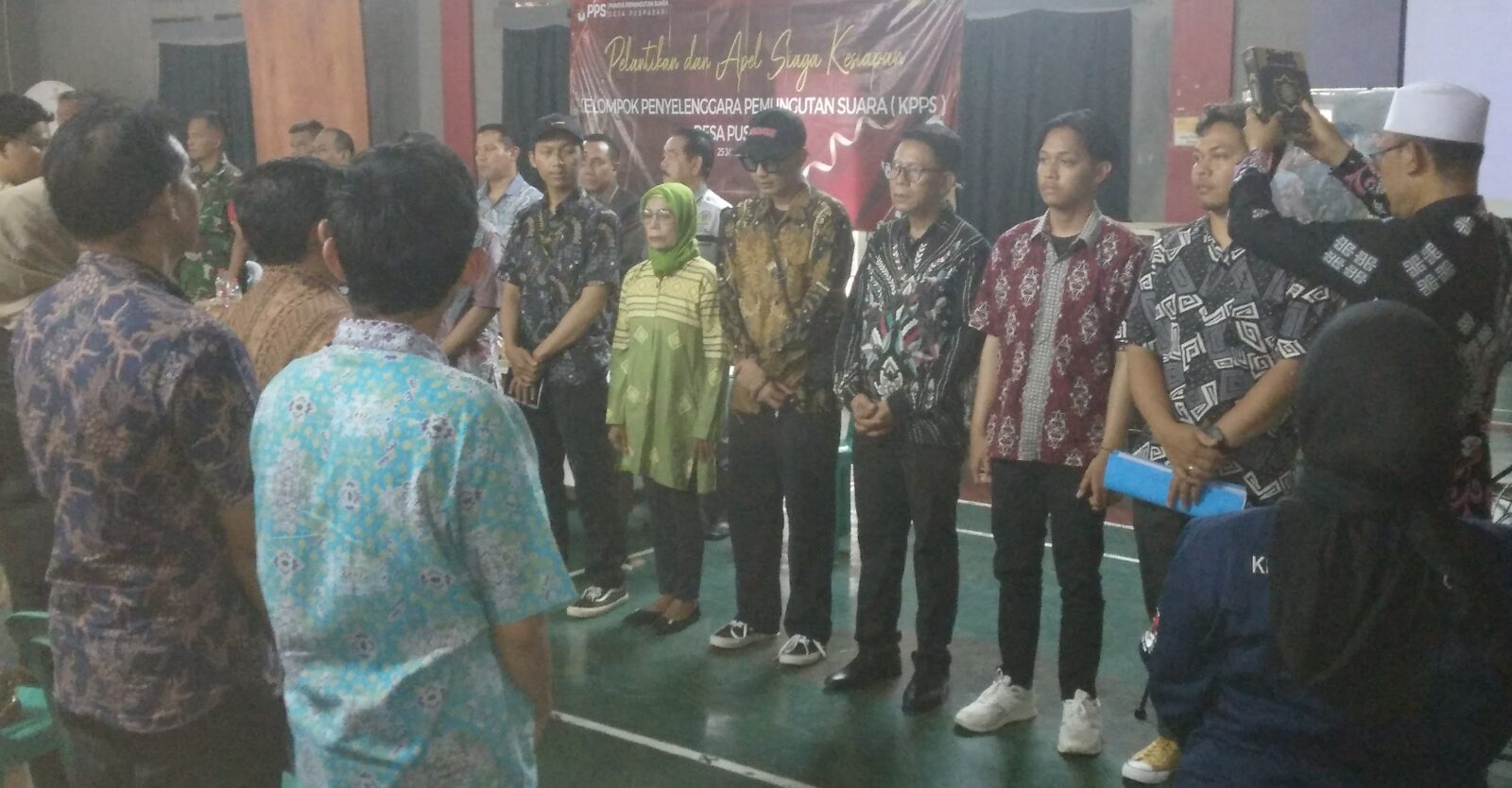 Anggota KPPS Desa Puspasari Bogor Dilantik, Ini Pesan Camat dan Kades Hingga KPU