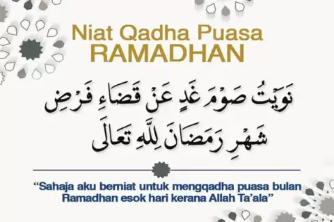 Amalan Niat Puasa Ganti Ramadhan di Bulan Rajab 