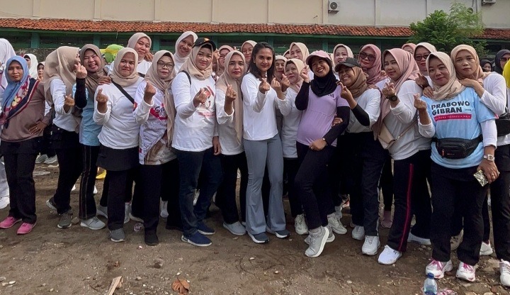 Lewat Senam Gemoy, Marlyn dan Yorda Caleg Asal Gerindra Ini Targetkan Prabowo-Gibran Menang Satu Putaran